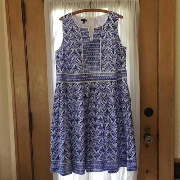 Talbots Dresses & Skirts - Talbots Cotton Sleeveless Dress with POCKETS